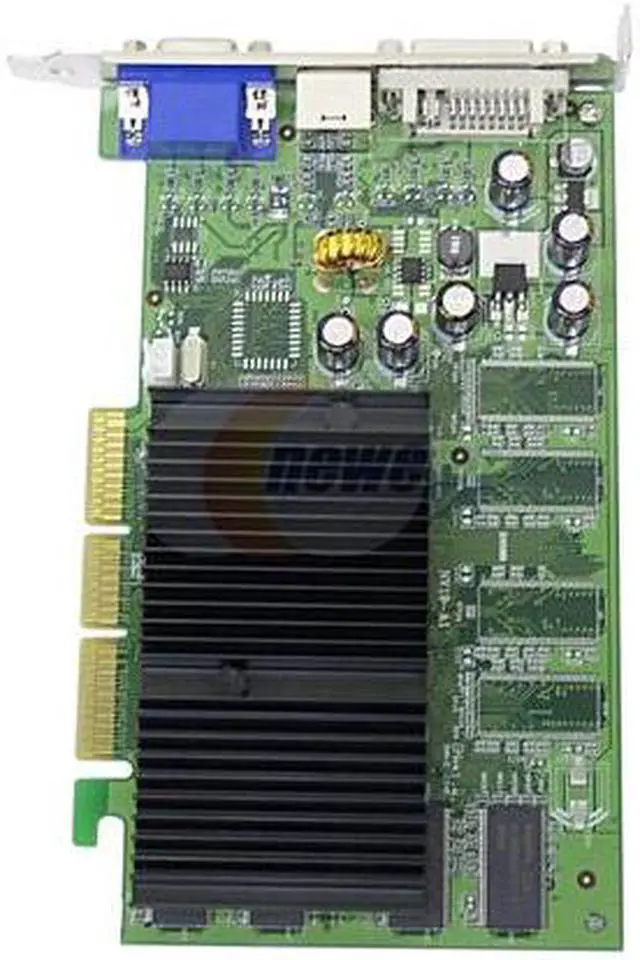 Alt view image 2 of 5 - EVGA GeForce MX4000 128MB AGP 4X/8X Graphics Card 128-A8-NV95-LX