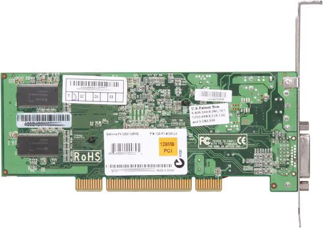 Alt view image 4 of 5 - EVGA GeForce FX 5200 128MB DDR PCI Graphics Card 128-P1-N309-LX