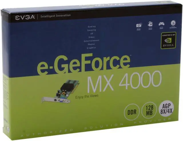 Alt view image 7 of 7 - EVGA GeForce MX4000 128MB DDR AGP 4X/8X Graphics Card 128-A8-NV96-LX