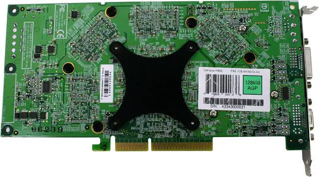 Alt view image 3 of 5 - EVGA GeForce 6800 128MB DDR AGP 4X/8X Graphics Card 128-A8-N343-AX