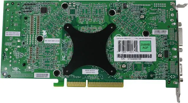 Alt view image 3 of 4 - EVGA GeForce 6800GT 256MB GDDR3 AGP 4X/8X Graphics Card 256-A8-N344-AX