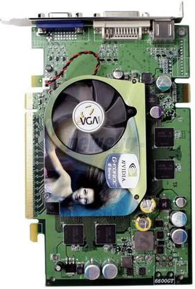 Alt view image 3 of 7 - EVGA GeForce 6600GT 128MB GDDR3 PCI Express x16 SLI Support Graphics Card 128-P2-N368-TX
