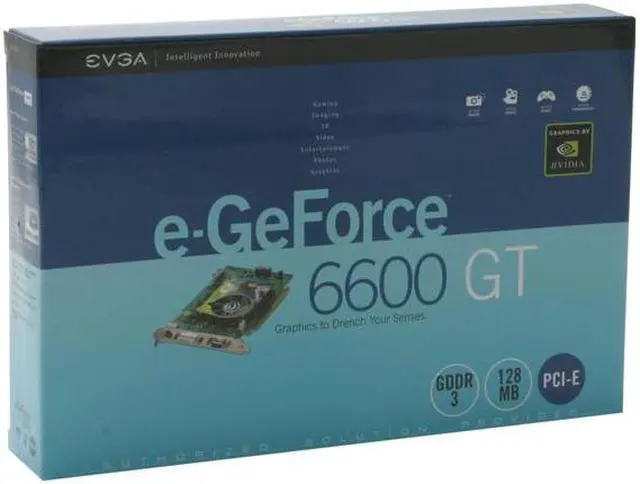 Alt view image 7 of 7 - EVGA GeForce 6600GT 128MB GDDR3 PCI Express x16 SLI Support Graphics Card 128-P2-N368-TX