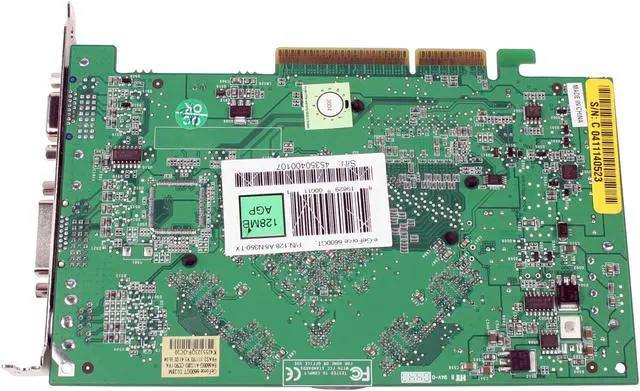 Alt view image 3 of 5 - EVGA GeForce 6600GT 128MB GDDR3 AGP 4X/8X Graphics Card 128-A8-N350
