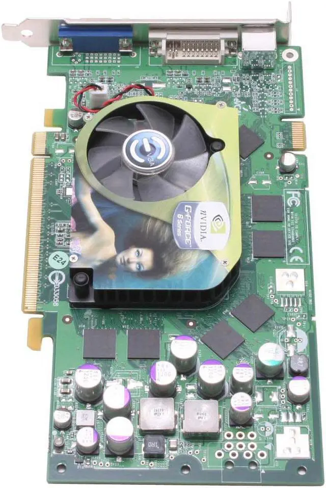 Alt view image 2 of 4 - EVGA GeForce 6800 256MB DDR PCI Express x16 SLI Support Graphics Card 256-P2-N383-BX - OEM