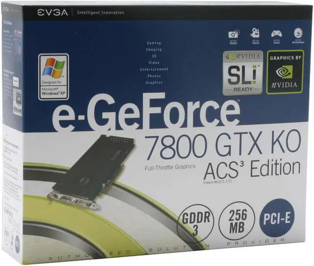 Alt view image 5 of 6 - EVGA GeForce 7800GTX 256MB GDDR3 PCI Express x16 SLI Support Graphics Card 256-P2-N529-AX