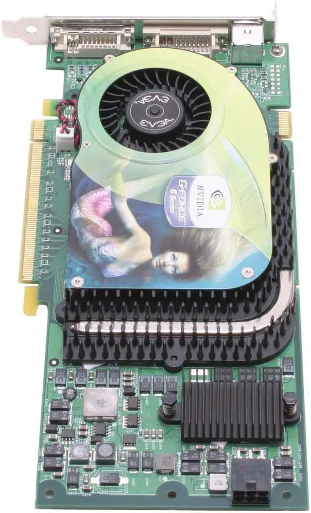 Alt view image 2 of 5 - EVGA GeForce 6800GT 512MB GDDR3 PCI Express x16 SLI Support Graphics Card 512-P2-N435-AX