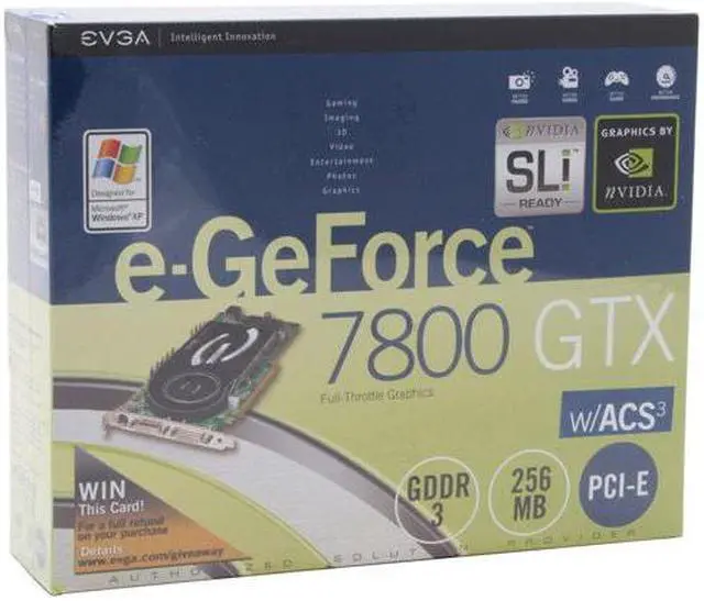 Alt view image 5 of 5 - EVGA GeForce 7800GTX 256MB GDDR3 PCI Express x16 SLI Support Graphics Card 256-P2-N527-AX