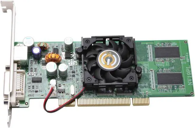 Alt view image 2 of 5 - EVGA GeForce FX 5500 128MB DDR PCI Low Profile Graphics Card 128-P1-N320-LX