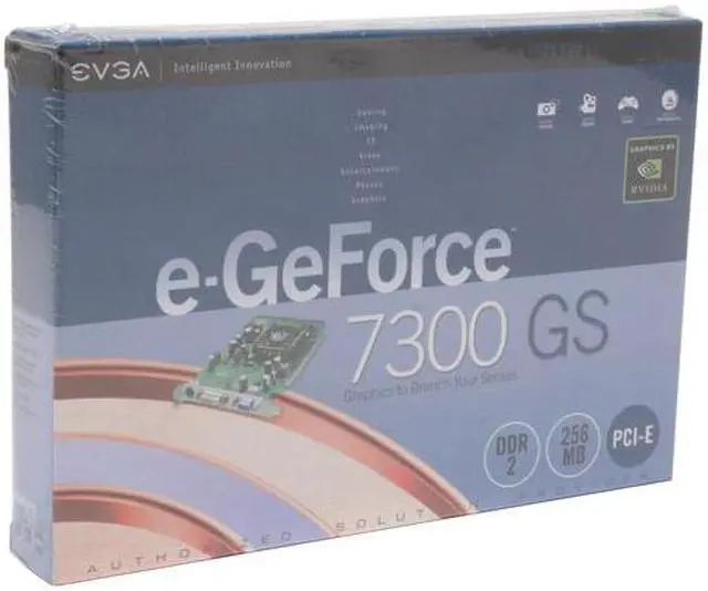 Alt view image 5 of 5 - EVGA GeForce 7300GS 256MB GDDR2 PCI Express x16 Graphics Card 256-P2-N436-LX