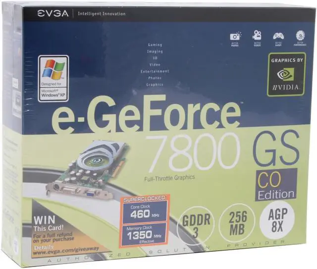 Alt view image 6 of 6 - EVGA 256-A8-N508-AX GeForce 7800GS 256MB 256-bit GDDR3 AGP 4X/8X Video Card