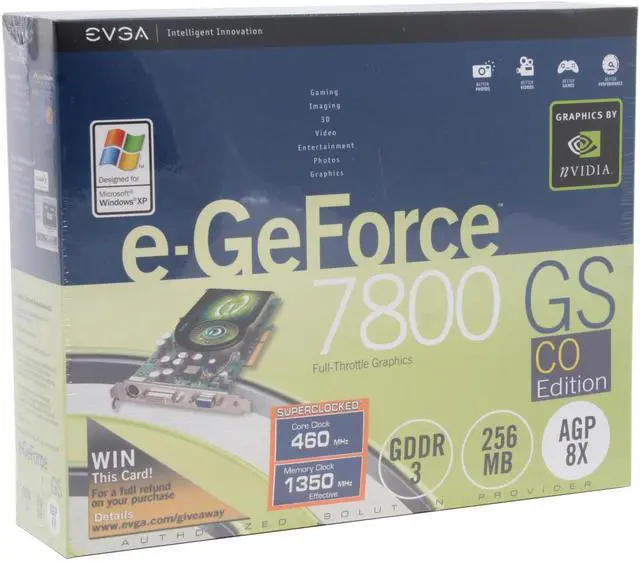Alt view image 6 of 6 - EVGA 256-A8-N509-AX GeForce 7800GS 256MB 256-bit GDDR3 AGP 4X/8X Video Card