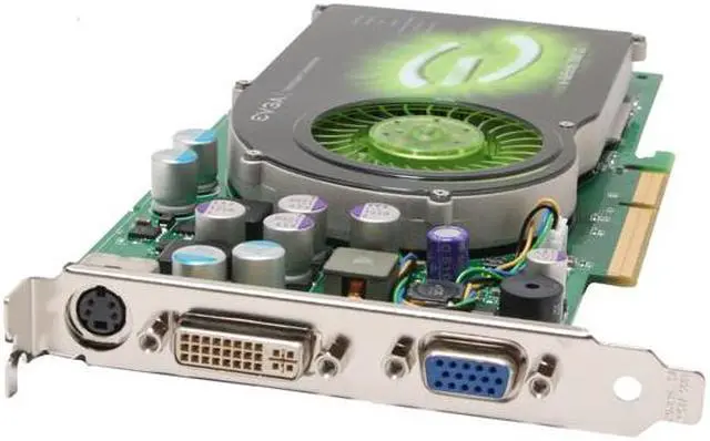 Alt view image 2 of 7 - EVGA GeForce 7800GS 256MB GDDR3 AGP 4X/8X Graphics Card 256-A8-N506-AX