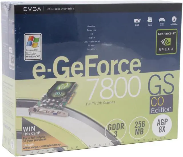 Alt view image 7 of 7 - EVGA GeForce 7800GS 256MB GDDR3 AGP 4X/8X Graphics Card 256-A8-N506-AX
