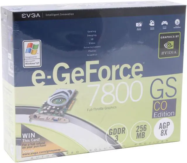 Alt view image 6 of 6 - EVGA 256-A8-N507 GeForce 7800GS 256MB 256-bit GDDR3 AGP 4X/8X CO Video Card