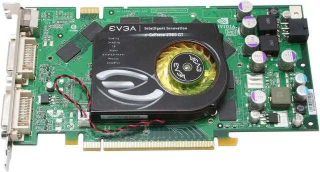 Alt view image 2 of 7 - EVGA 256-P2-N563-AX GeForce 7900GT 256MB 256-bit GDDR3 PCI Express x16 SLI Supported Video Card