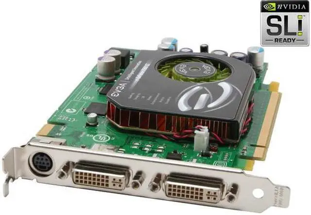 Alt view image 2 of 7 - EVGA 256-P2-N553-AX GeForce 7600GT 256MB 128-bit GDDR3 PCI Express x16 SLI Supported Video Card