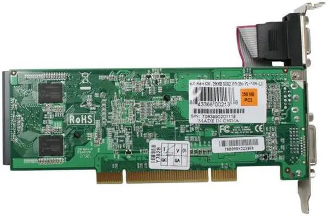 Alt view image 4 of 6 - EVGA GeForce 6200 256MB GDDR2 PCI Graphics Card 256-P1-N399-LX