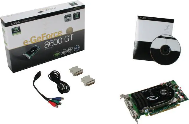 Alt view image 5 of 5 - EVGA GeForce 8600 GT 512MB GDDR3 PCI Express x16 SLI Support Graphics Card 512-P2-N757-TR