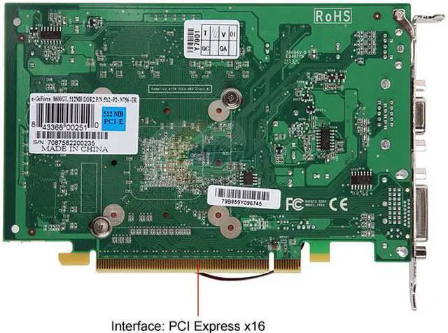 Alt view image 4 of 7 - EVGA GeForce 8600 GT 512MB GDDR2 PCI Express x16 SLI Support Graphics Card 512-P2-N756-TR