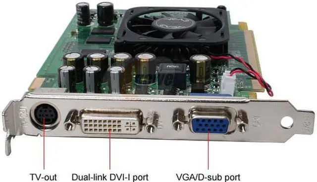 Alt view image 2 of 7 - EVGA GeForce 8500 GT 256MB GDDR2 PCI Express x16 SLI Support Graphics Card 256-P2-N742-LR