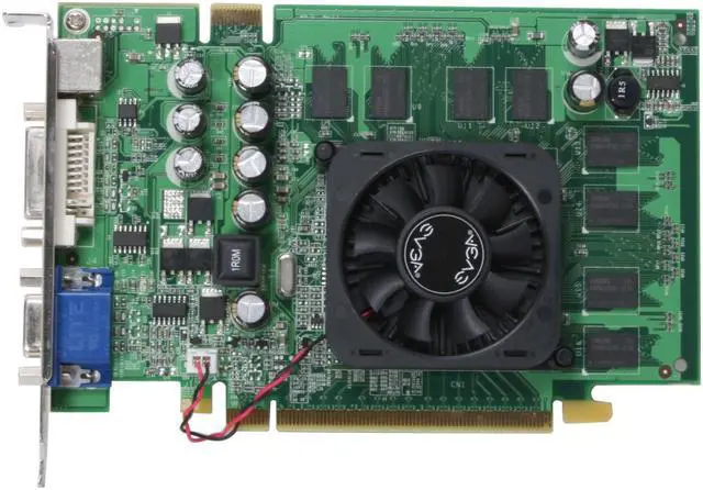 Alt view image 3 of 7 - EVGA GeForce 8500 GT 256MB GDDR2 PCI Express x16 SLI Support Graphics Card 256-P2-N742-LR