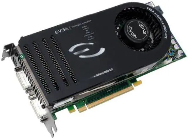 Main image of EVGA 640-P2-N828-A1 GeForce 8800GTS 640MB KO 320-bit GDDR3 PCI Express x16 HDCP Ready SLI Supported Video Card