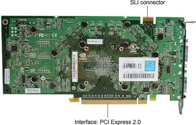 Alt view image 4 of 8 - EVGA 512-P3-N805-A1 GeForce 8800GT 512MB 256-bit GDDR3 PCI Express 2.0 x16 HDCP Ready SLI Supported Video Card