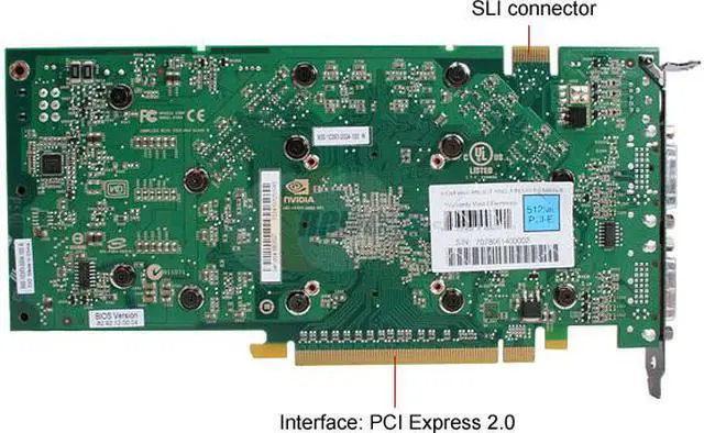 Alt view image 4 of 7 - EVGA 512-P3-N806-A1 GeForce 8800GT 512MB 256-bit GDDR3 PCI Express 2.0 x16 HDCP Ready SLI Supported Video Card