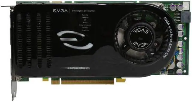 Alt view image 3 of 9 - EVGA 640-P2-N829-A3 GeForce 8800GTS 640MB 320-bit GDDR3 PCI Express x16 HDCP Ready SLI Supported Video Card