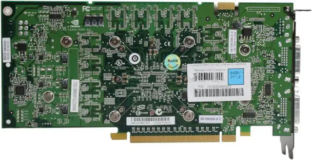 Alt view image 4 of 9 - EVGA 640-P2-N829-A3 GeForce 8800GTS 640MB 320-bit GDDR3 PCI Express x16 HDCP Ready SLI Supported Video Card