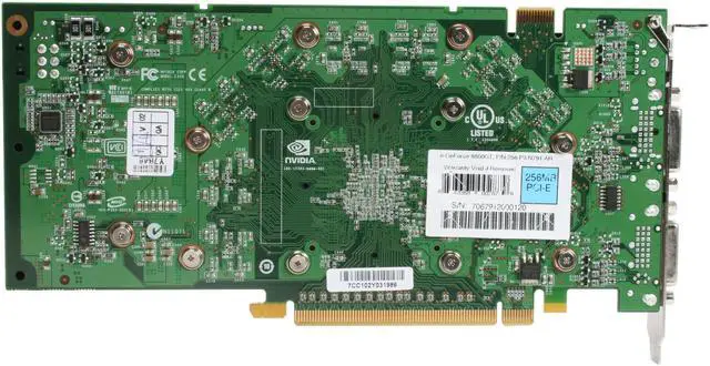 Alt view image 3 of 5 - EVGA GeForce 8800 GT 256MB GDDR3 PCI Express 2.0 x16 SLI Support Graphics Card 256-P3-N791-AR