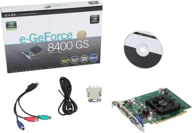 Alt view image 5 of 5 - EVGA GeForce 8400 GS 256MB GDDR2 PCI Express x16 Graphics Card 256-P2-N733-LR