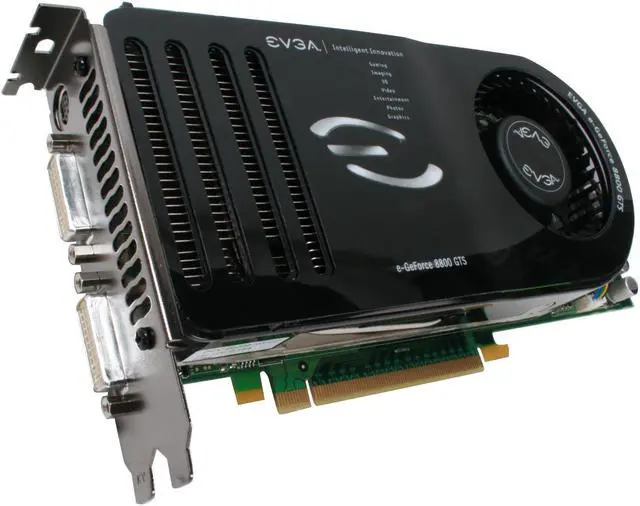 Main image of EVGA GeForce 8800 GTS 640MB GDDR3 PCI Express x16 SLI Support Graphics Card 640-P2-N824-AR