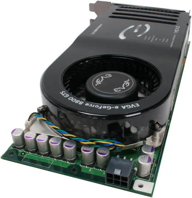 Alt view image 5 of 8 - EVGA GeForce 8800 GTS 640MB GDDR3 PCI Express x16 SLI Support Graphics Card 640-P2-N824-AR