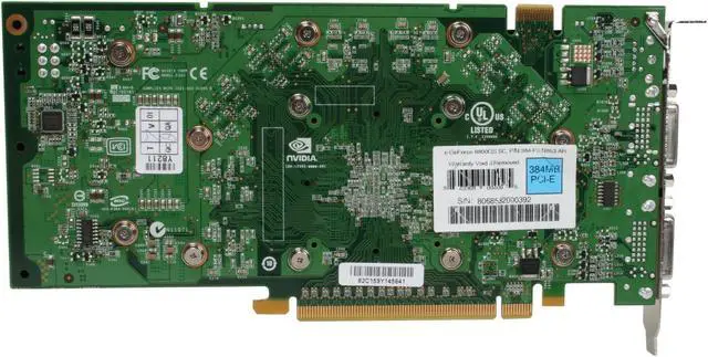 Alt view image 4 of 6 - EVGA 384-P3-N853-AR GeForce 8800GS Superclocked 384MB 192-bit GDDR3 PCI Express 2.0 x16 HDCP Ready SLI Supported Video Card