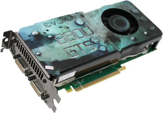 Main image of EVGA 512-P3-N845-AR GeForce 8800GTS (G92) KO 512MB 256-bit GDDR3 PCI Express 2.0 x16 HDCP Ready SLI Supported Video Card