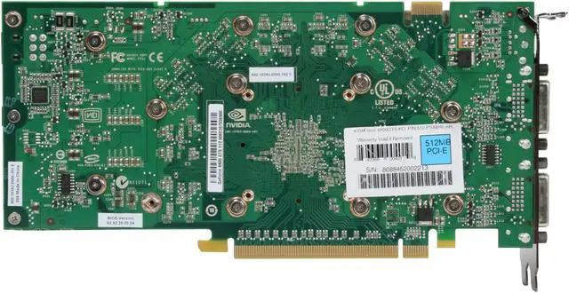 Alt view image 4 of 8 - EVGA 512-P3-N845-AR GeForce 8800GTS (G92) KO 512MB 256-bit GDDR3 PCI Express 2.0 x16 HDCP Ready SLI Supported Video Card