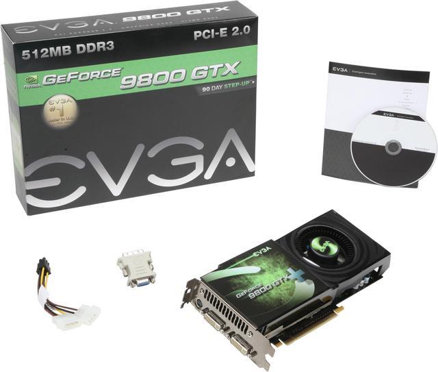 Alt view image 6 of 6 - EVGA GeForce 9800 GTX+ 512MB DDR3 PCI Express 2.0 x16 SLI Support Graphics Card 512-P3-N871-AR