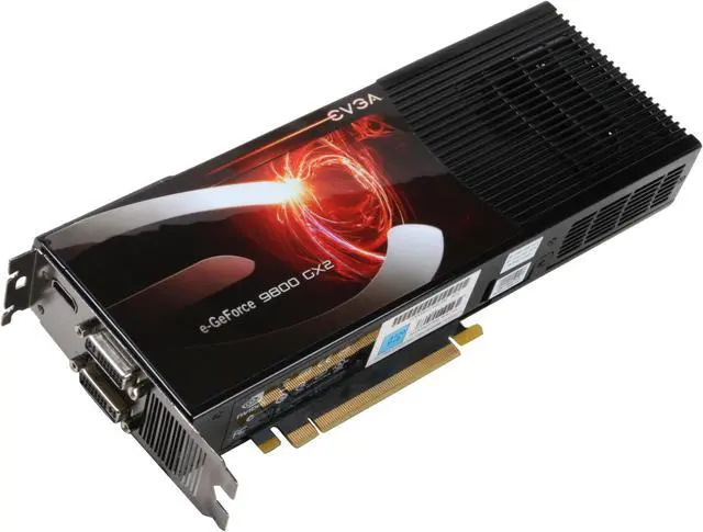 Main image of EVGA 01G-P3-N895-AR GeForce 9800 GX2 KO 1GB 512-bit GDDR3 PCI Express 2.0 x16 HDCP Ready SLI Supported Video Card