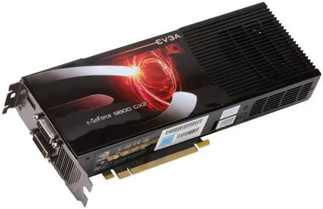 Main image of EVGA 01G-P3-N892-A3 GeForce 9800 GX2 SC 1GB 512-bit GDDR3 PCI Express 2.0 x16 HDCP Ready SLI Supported Video Card