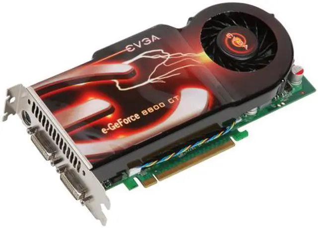 Main image of EVGA GeForce 8800 GT 512MB GDDR3 PCI Express 2.0 x16 SLI Support Graphics Card 512-P3-N800-AR