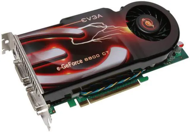 Main image of EVGA GeForce 8800 GT 512MB GDDR3 PCI Express 2.0 x16 SLI Support Graphics Card 512-P3-N800-TR