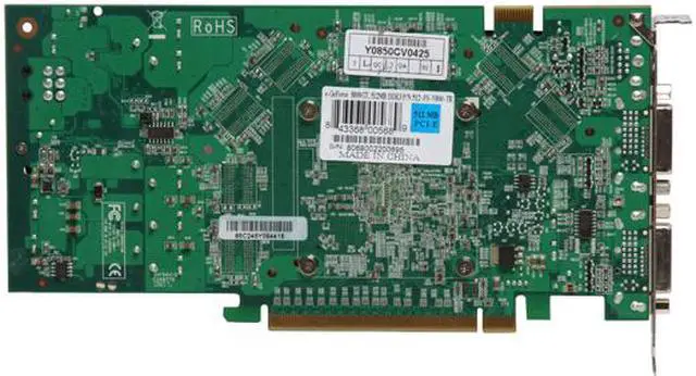 Alt view image 4 of 6 - EVGA GeForce 8800 GT 512MB GDDR3 PCI Express 2.0 x16 SLI Support Graphics Card 512-P3-N800-TR