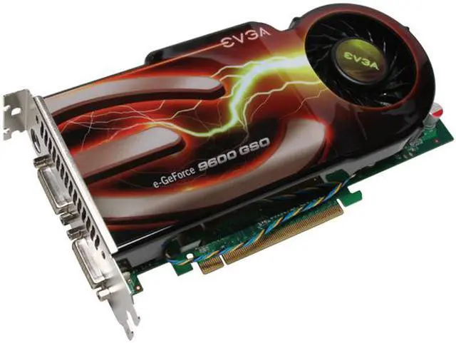 Main image of EVGA GeForce 9600 GSO 768MB GDDR3 PCI Express 2.0 x16 SLI Support Graphics Card 768-P3-N968-TR