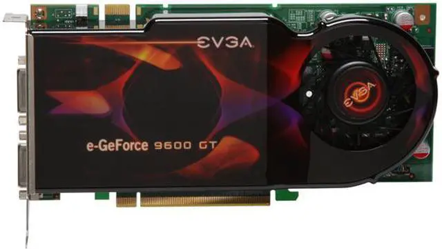 Alt view image 4 of 6 - EVGA GeForce 9600 GT 1GB GDDR3 PCI Express 2.0 x16 SLI Support Graphics Card 01G-P3-N870-AR