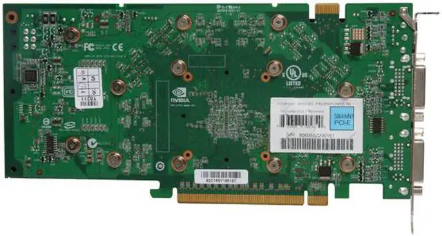 Alt view image 4 of 6 - EVGA GeForce 9600 GSO 384MB GDDR3 PCI Express 2.0 x16 SLI Support Graphics Card 384-P3-N965-TR