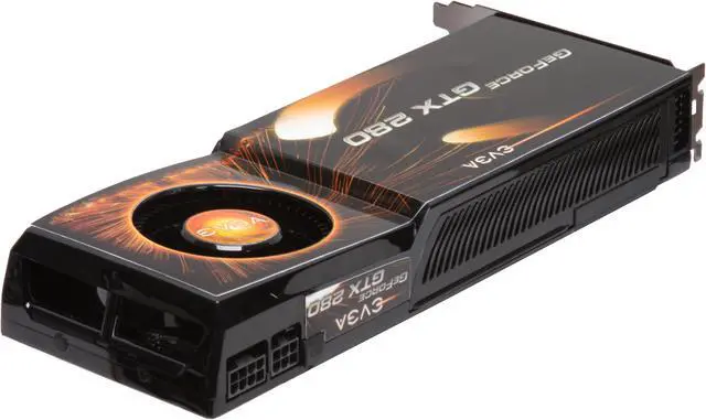Alt view image 5 of 6 - EVGA GeForce GTX 280 1GB GDDR3 PCI Express 2.0 x16 SLI Support Graphics Card 01G-P3-1280-AR
