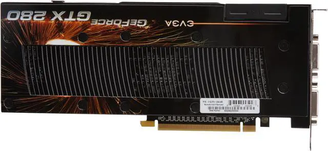 Alt view image 4 of 6 - EVGA 01G-P3-1286-AR GeForce GTX 280 FTW Edition 1GB 512-bit GDDR3 PCI Express 2.0 x16 HDCP Ready SLI Supported Video Card