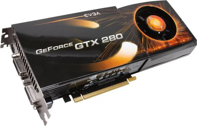 Main image of EVGA 01G-P3-1282-AR GeForce GTX 280 SuperClocked Edition 1GB 512-bit GDDR3 PCI Express 2.0 x16 HDCP Ready SLI Supported Video Card